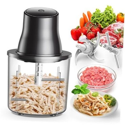 Food Processors, 2 IN 1 Electric Chicken Shredder &Food Chopper with 250W Black