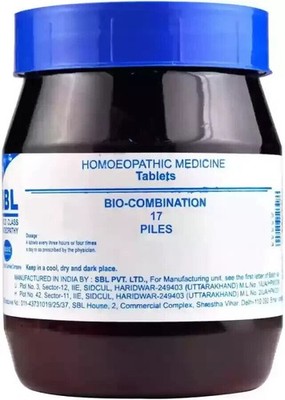   SBL Bio-Combination 17 Tablets 450gm | Piles Relief | Free Shipping  