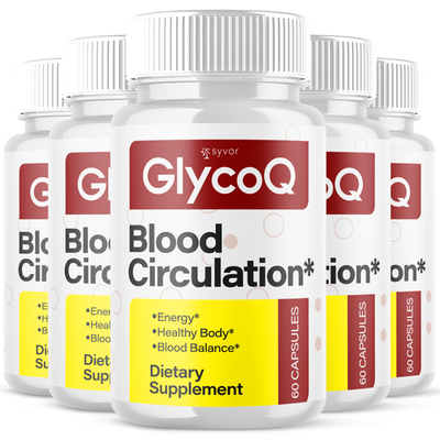 #ad #ad 5 Pack GlycoQ Blood Pills Advanced Support Glyco Q Fomula 300 Capsules $59.95