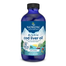 Nordic Naturals Arctic CLO - 100% Wild Cod Liver Oil, Unflavored, 8 Oz