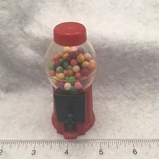 Rare 1960 Mini Gumball Candy Machine For Dolls. It Works