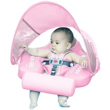 Infant Baby Pool Float Non Inflatable Swim Trainer Mambo Mambobaby Canopy Size