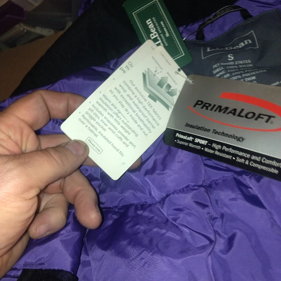 L.L.Bean Vintage Jacket New With Tags Small Size - Image 4 of 4