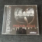 New ListingCASE & MANUAL & REG CARD ONLY Wu-Tang Shaolin Style PlayStation 1 PS1 NO DISC