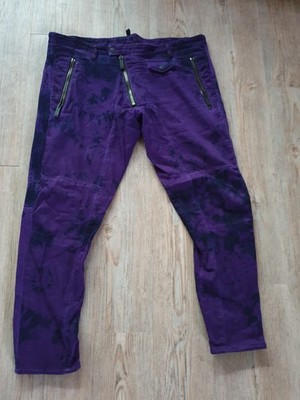 Dsquared2 Jeans Hose Trousors Denim D2 Dsq2 Dsquared Biker Size 54