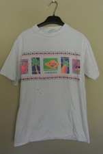 HAWAII T-Plus TEE Lamco Vintage 80s Textured Ink Medium T-Shirt Made in the USA