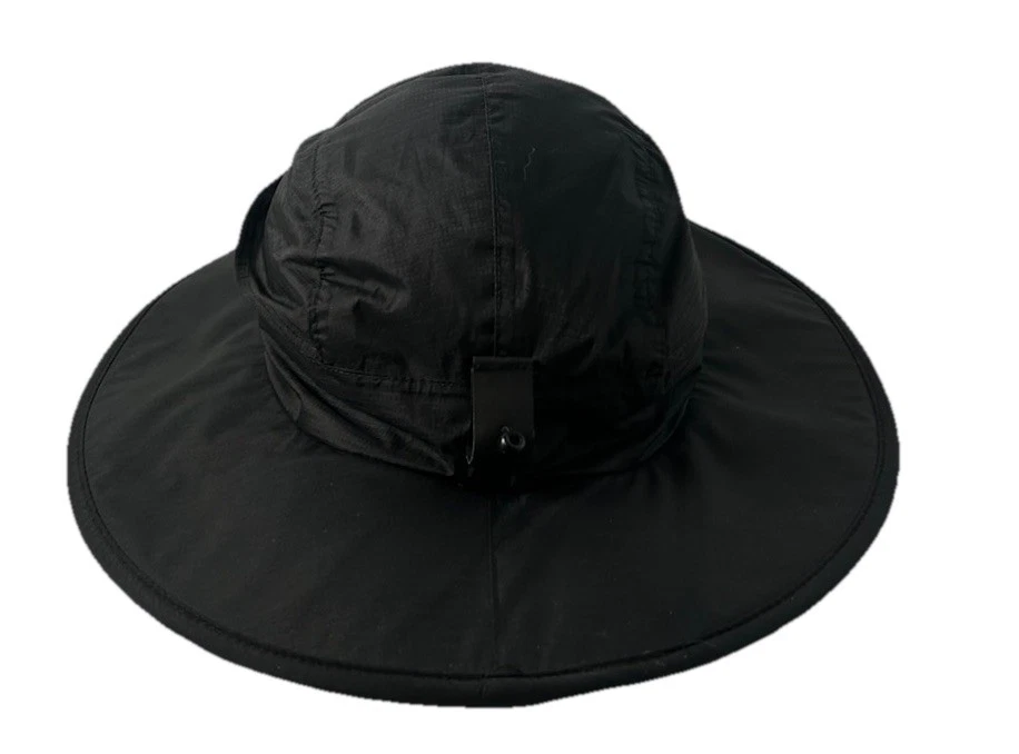 Eddie Bauer Black Polyester Waterproof Rain Hat Wide Brim Sun Hiking Sz. XL/2XL - Image 3 of 4
