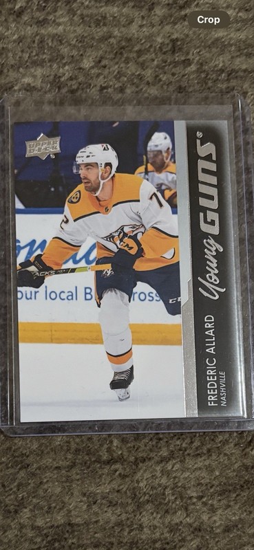 2021-22 Upper Deck Series 2 - Young Guns Frederic Allard #483 Predators