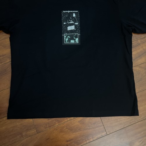 Star Wars The Empire Strikes Back Episode V Uniqlo Oversized XL Black EUC - Picture 7 of 12