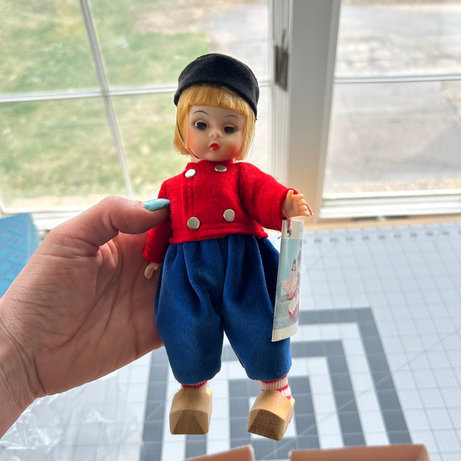 Madame Alexander Netherlands Boy Doll Red Blue Vintage 1977 