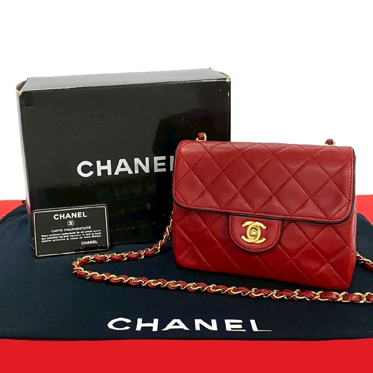 CHANEL Matelass Model 1 with Box Card and Seal - Exquisite Beauty  