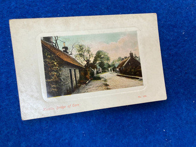 BRÜCKE VERDIENEN KINTILLO SELTENE PROBE FÜR EINE EDWARDIANISCHE POSTKARTE 9/13 CM