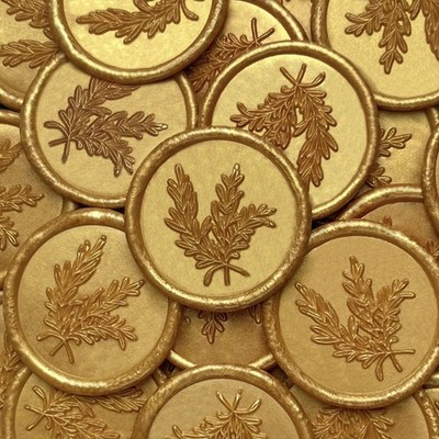 25Pcs Wax Seal Stickers Handmade Envelope Seals Self Adhesive Wax Stickers fo...
