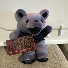 Jerry Garcia Grateful Dead Bean Bear Cubs Purple Plush Liquid Blue 1998 Vintage