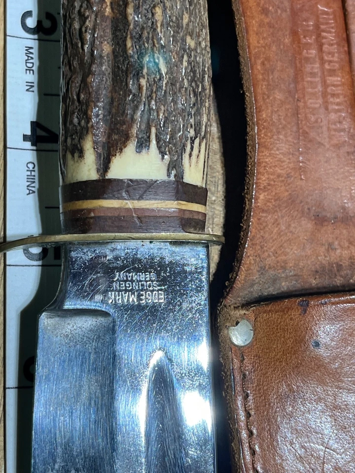 Edge Mark Solingen Germany bowie kmodel 490 knife 14.5 inches (26985) - Image 2 of 4