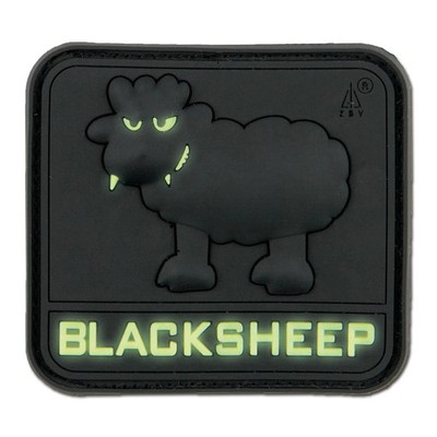 Jackets To Go 3D-Patch BlackSheep nachleuchtend