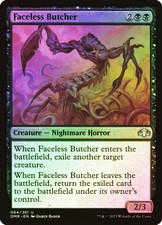MTG FOIL Faceless Butcher - Dominaria Remastered #084