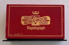 Koh-I-Noor Rapidograph Vintage pen set no. 3065-S7 W/ Original Box *Estate Find*