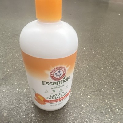 Arm & Hammer Essentials Liquid Hand Soap Baking Soda Tropical Mango 12 fl oz