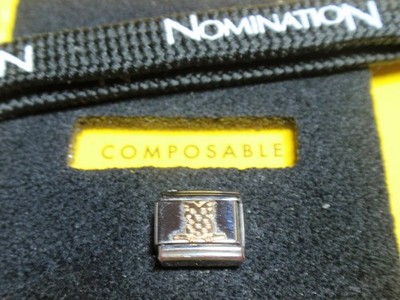 ** Original NOMINATION GOLDENE EULE SILBER Charm **