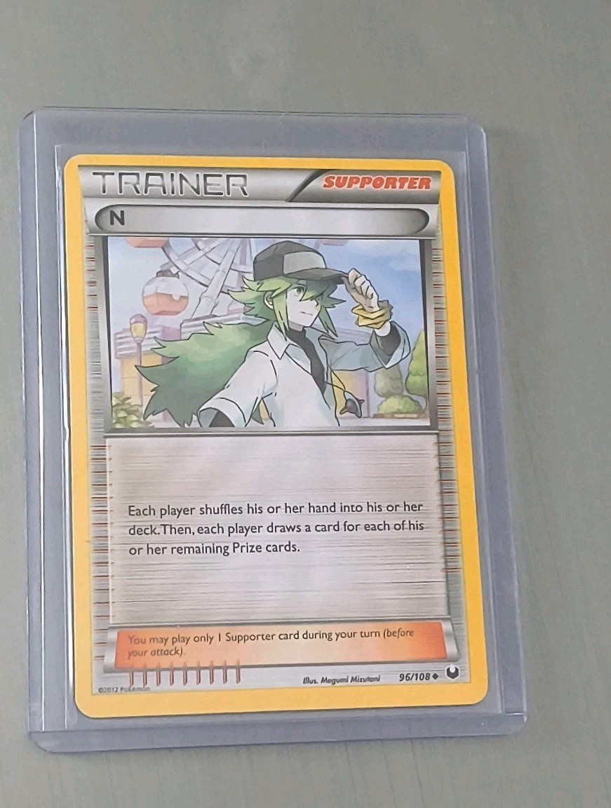 2012 Pokemon TCG "N"  (Supporter) 96/108 Dark Explorers Regular Near Mint Cond