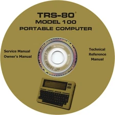 Radio Shack Tandy TRS-80 Model 100 Manuals on CD
