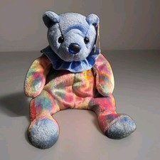 September Birthday Bear Ty Beanie Baby Sapphire Retired MWMT 1st Series