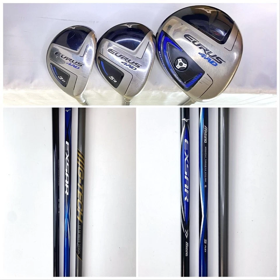 Mizuno Club Set 1W 5W 3W 3-9i Pw Fw Sw PT 14pc RH Graphite & Steel Stiff Men - Image 2 of 4