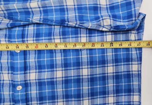 Vineyard Vines Performance Classic Fit Tucker Shirt Men's XXL Blue Plaid - Picture 9 of 14