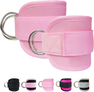 Fitness Ankle Strap for Cable Machine, 2PCS Comfort Adjustable Gym Ankle Cuff...