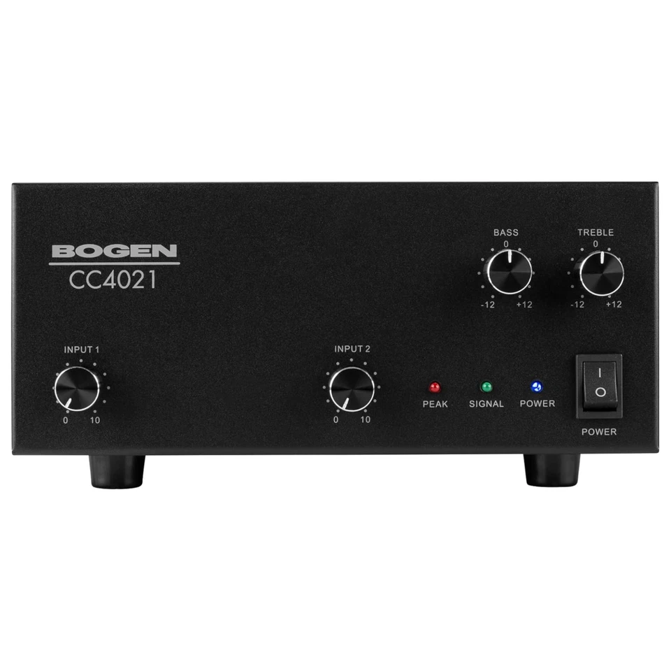 Bogen CC4021 40W Output Power Compact Mixer-Amplifier use for 70V 25V 4ohm 8ohm - Image 2 of 4
