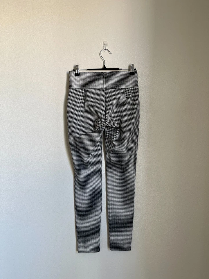 Legging de pata de gallo para mujer Zara en negro/blanco talla XS Foto 3 de 4