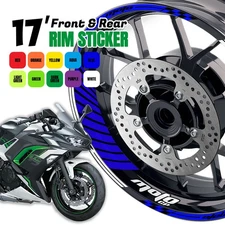 For Kawasaki ER6N 06-17 16 15 14 13 17 inch Wheel Rim Stickers Line GP02