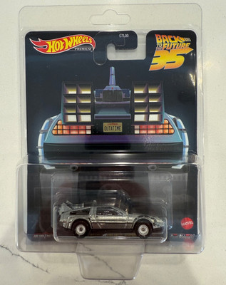 Hot Wheels Back To The Future Time Machine 35th Anniversary Delorean with Case