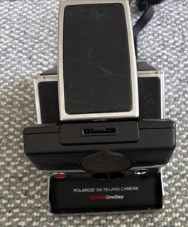 Vintage Polaroid SX 70 Sonar OneStep Land Camera AS IS Untested
