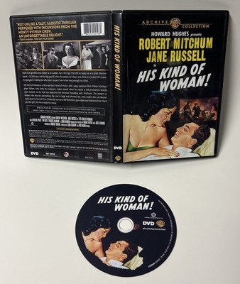 His Kind of Woman (DVD, 1951) Robert Mitchum / Warner Archive Collection