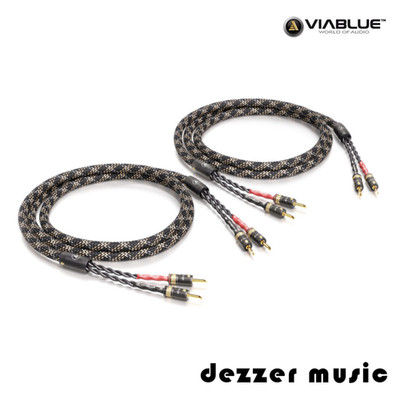 ViaBlue 2x 3m SC-4 Single Wire T8 Banana HIGH END Lautsprecherkabel C /  TOP