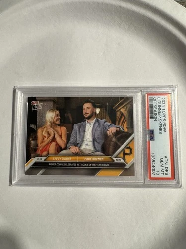 2024 Topps Now Offseason Paul Skenes/Livvy Dunne #TNLDPS PSA 10 Gem Mint