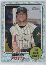 2017 Topps Heritage Minor League Edition Blue 21/99 Hudson Potts #48 0t2