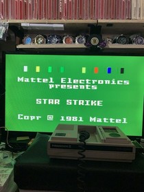 INTELLIVISION GAME LOT OF 3 CARTS& OVERLAYS SHARP SHOT/TRIPLE ACTION/STAR STRIKE