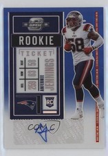 2020 Contenders Optic Rookie Ticket Blue Prizm 11/99 Anfernee Jennings Auto 5u3