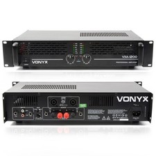 Vonyx VXA 1200 MKII 2-Channel Power Amplifier 1200W DJ Sound System