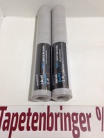 Vliestapete Neue Bude As 2 X 37416-9 (2Rollen) Uni Struktur Grau Wohnzimmer