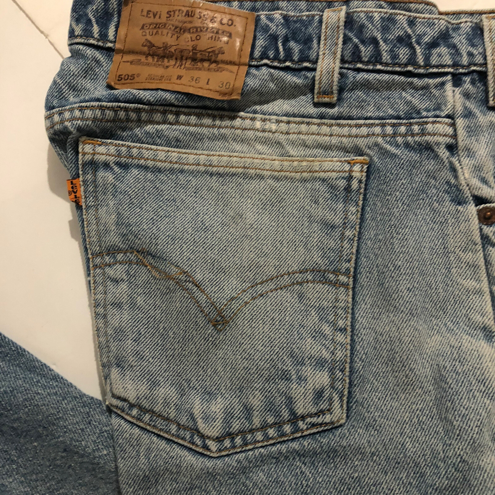 Levi’s men’s jeans 36 W, 30 L blue, Gem