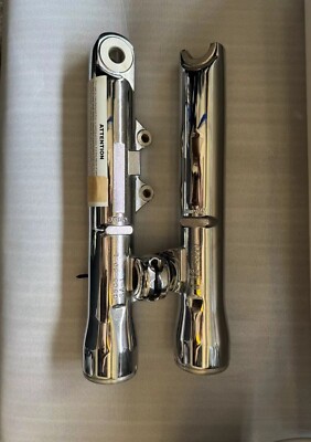 HARLEY-45500064-STREET BOB FXD FXDL FORK LEGS SLIDER CHROME SUPER GLIDE EXCHANGE