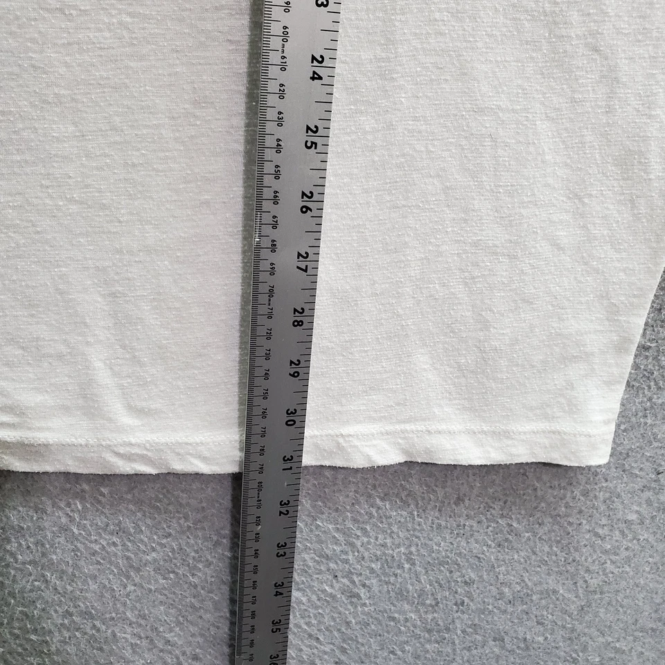 Camiseta C&C California Hombre Grande Blanca Logo Gráfico Puesta de Sol Playa Olas Cuello Redondo Foto 4 de 4