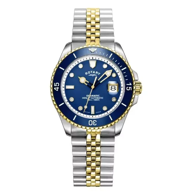 Rotary - Seamatic, Reloj Automático Hombre Acero Inoxidable - GB05436/05 / NUEVO CON ETIQUETAS Foto 2 de 4