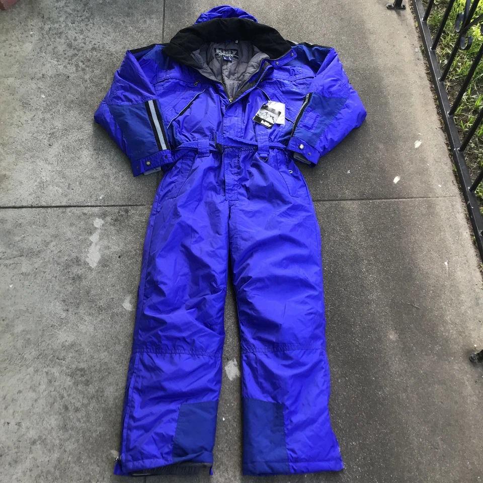 复古 Killy Diffusion 雪地摩托车 滑雪 滑雪板套装 连帽 男式 44 码 — 第 3/4 张图片