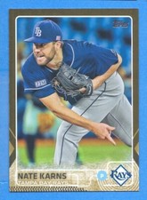 2015 Topps Update Gold #US330 Nate Karns Rays 1426/2015