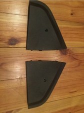Genuine Oem Porsche 944 951 968 Dash Trim Panel End Cap Cover Set Pair Black